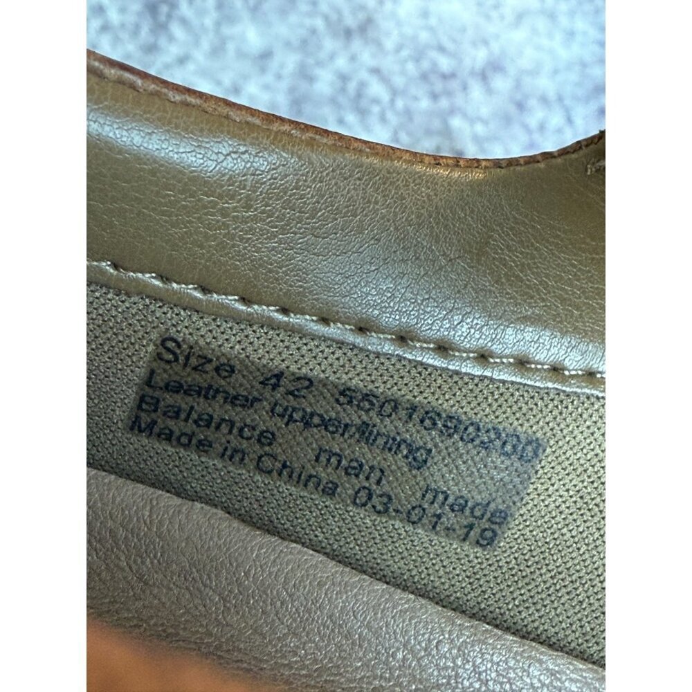 Dansko Womens Mary Jane Shoes 11 EUR 42 Brown Oiled leather Boho Vintage Style - Picture 3 of 14